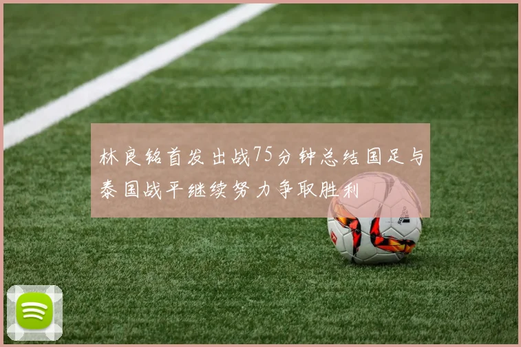 林良铭首发出战75分钟总结国足与泰国战平继续努力争取胜利